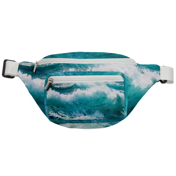 Waves Ocean Sea Tsunami Nautical Blue Sea Fanny Pack