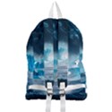 Thunderstorm Storm Tsunami Waves Ocean Sea Foldable Lightweight Backpack View2