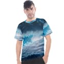 Thunderstorm Storm Tsunami Waves Ocean Sea Men s Sport Top View1