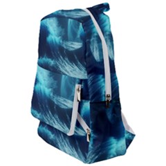 Moonlight High Tide Storm Tsunami Waves Ocean Sea Travelers  Backpack by uniart180623