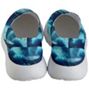 Moonlight High Tide Storm Tsunami Waves Ocean Sea Women s Lightweight Slip Ons View4