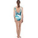 Tsunami Waves Ocean Sea Nautical Nature Water Nature Center Cut Out Swimsuit View2