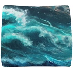 Thunderstorm Tsunami Tidal Wave Ocean Waves Sea Seat Cushion by uniart180623