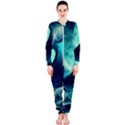 Ai Generated Waves Ocean Sea Tsunami Nautical Fantasy OnePiece Jumpsuit (Ladies) View1