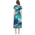 Ai Generated Waves Ocean Sea Tsunami Nautical Fantasy High Low Boho Dress View2