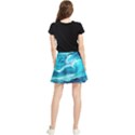 Ai Generated Waves Ocean Sea Tsunami Nautical Sea Waistband Skirt View2