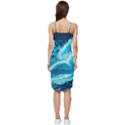 Ai Generated Waves Ocean Sea Tsunami Nautical Sea Wrap Frill Dress View4