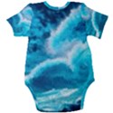 Ai Generated Waves Ocean Sea Tsunami Nautical Sea Baby Short Sleeve Bodysuit View2