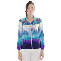 Waves Ocean Sea Tsunami Nautical Nature Water Women s Windbreaker by uniart180623