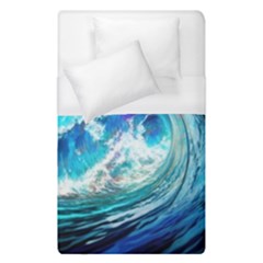 Tsunami Waves Ocean Sea Nautical Nature Water Painting Duvet Cover (single Size) by uniart180623