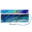 Tsunami Waves Ocean Sea Nautical Nature Water Painting Roll Up Canvas Pencil Holder (S) View2