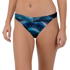 Tsunami Waves Ocean Sea Water Rough Seas Band Bikini Bottoms by uniart180623