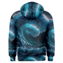 Tsunami Waves Ocean Sea Water Rough Seas Men s Overhead Hoodie View2