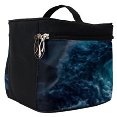 Tsunami Waves Ocean Sea Water Rough Seas Make Up Travel Bag (small) by uniart180623