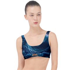 Tsunami Waves Ocean Sea Water Rough Seas The Little Details Bikini Top by uniart180623