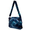 Tsunami Waves Ocean Sea Water Rough Seas Full Print Messenger Bag (M) View2