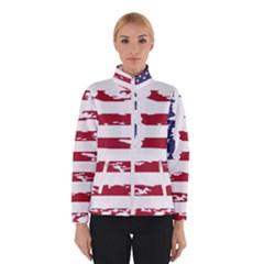 Flag Usa Unite Stated America Women s Bomber Jacket by uniart180623