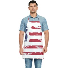 Flag Usa Unite Stated America Kitchen Apron by uniart180623