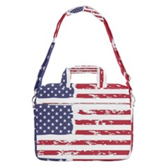 Flag Usa Unite Stated America Macbook Pro 16  Shoulder Laptop Bag by uniart180623