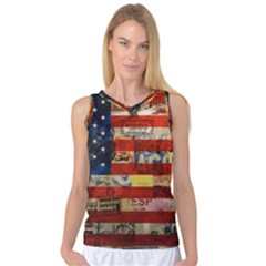 Usa Flag United States Women s Basketball Tank Top by uniart180623