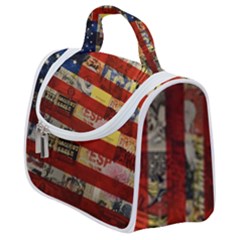 Usa Flag United States Satchel Handbag by uniart180623