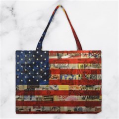 Usa Flag United States Medium Tote Bag by uniart180623