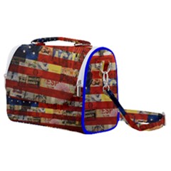 Usa Flag United States Satchel Shoulder Bag by uniart180623