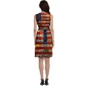 Usa Flag United States Sleeveless Dress With Pocket View4