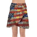 Usa Flag United States Wrap Front Skirt View1