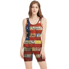 Usa Flag United States Women s Wrestling Singlet by uniart180623