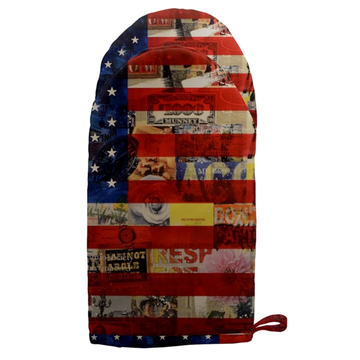 Usa Flag United States Microwave Oven Glove