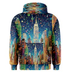 New York Confetti City Usa Men s Core Hoodie