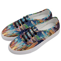 New York Confetti City Usa Women s Classic Low Top Sneakers by uniart180623