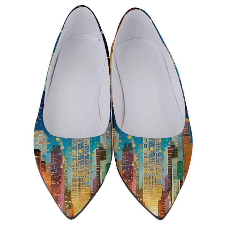 New York Confetti City Usa Women s Low Heels