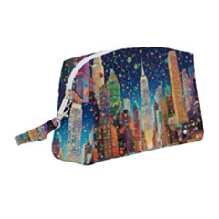 New York Confetti City Usa Wristlet Pouch Bag (medium) by uniart180623