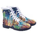 New York Confetti City Usa Kid s High-Top Canvas Sneakers View3