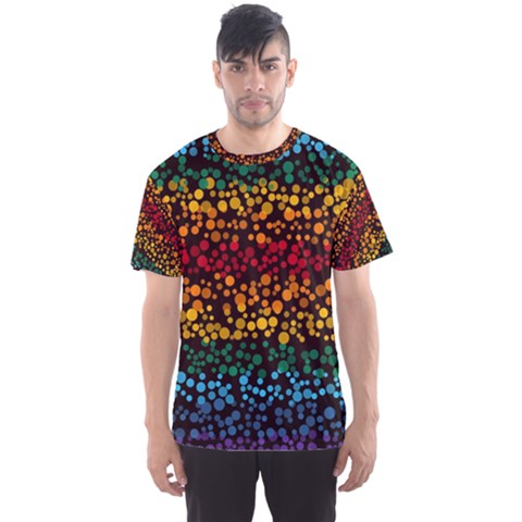 Patterns Rainbow Men s Sport Mesh Tee by uniart180623