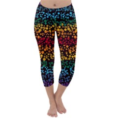 Patterns Rainbow Capri Winter Leggings 