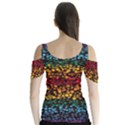 Patterns Rainbow Butterfly Sleeve Cutout Tee  View2