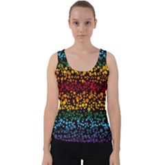 Patterns Rainbow Velvet Tank Top by uniart180623