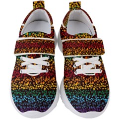 Patterns Rainbow Kids  Velcro Strap Shoes by uniart180623