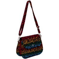 Patterns Rainbow Saddle Handbag