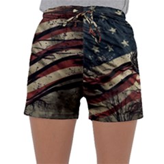 Flag Usa American Flag Sleepwear Shorts