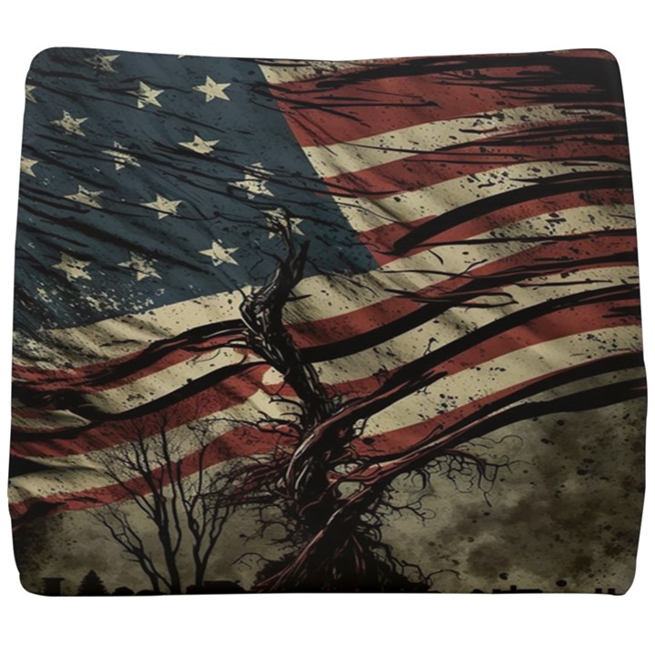 Flag Usa American Flag Seat Cushion