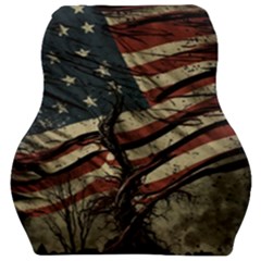 Flag Usa American Flag Car Seat Velour Cushion  by uniart180623