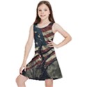 Flag Usa American Flag Kids  Lightweight Sleeveless Dress View1