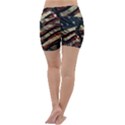 Flag Usa American Flag Lightweight Velour Yoga Shorts View4