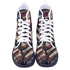 Flag Usa American Flag Men s High-top Canvas Sneakers