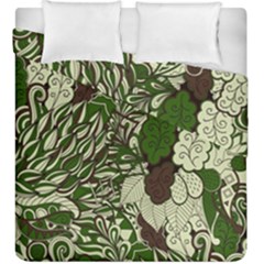 Texture Ornament Pattern Seamless Paisley Duvet Cover Double Side (king Size) by uniart180623