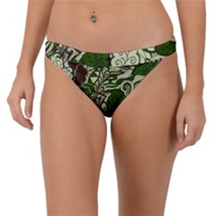 Texture Ornament Pattern Seamless Paisley Band Bikini Bottoms by uniart180623